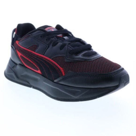 PUMA Scuderia Ferrari Mirage Sport 'Black Rosso Corsa' Sneakers 307635-01 Sz 13 - Picture 3 of 16